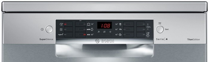 BOSCH SMS46TI03E ovládací panel